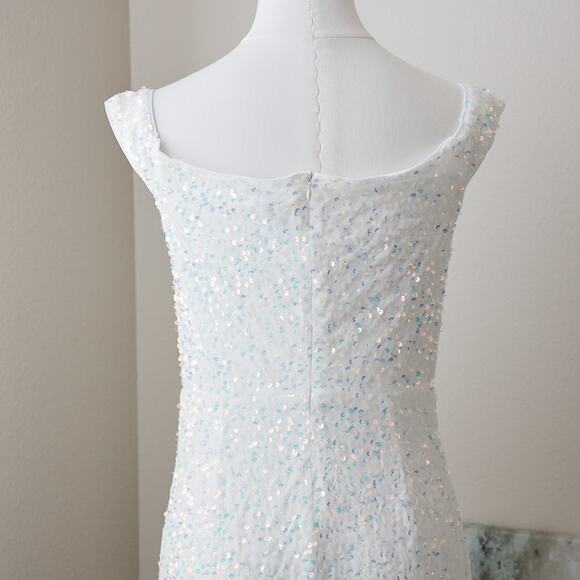Faeriesty Snow White sequin open shoulder Evening gown size M - Picture 5 of 8